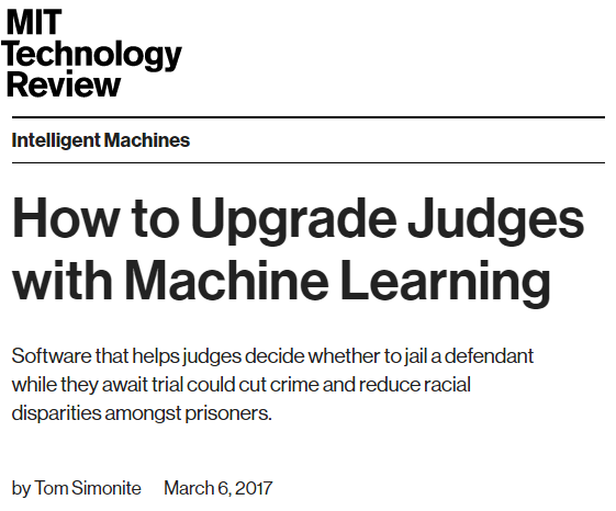 How to Upgrade Judges with Machine Learning