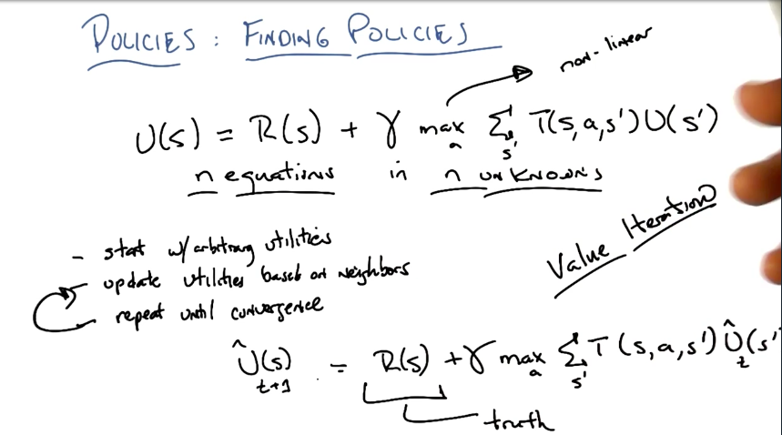 Algorithmic Solution for Bellman Equation Continuation