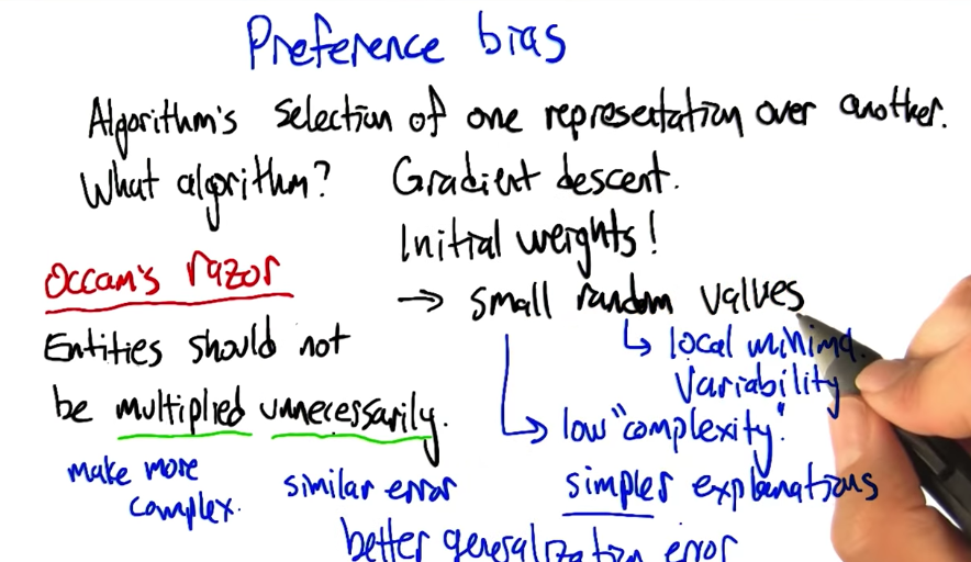 Preference Bias